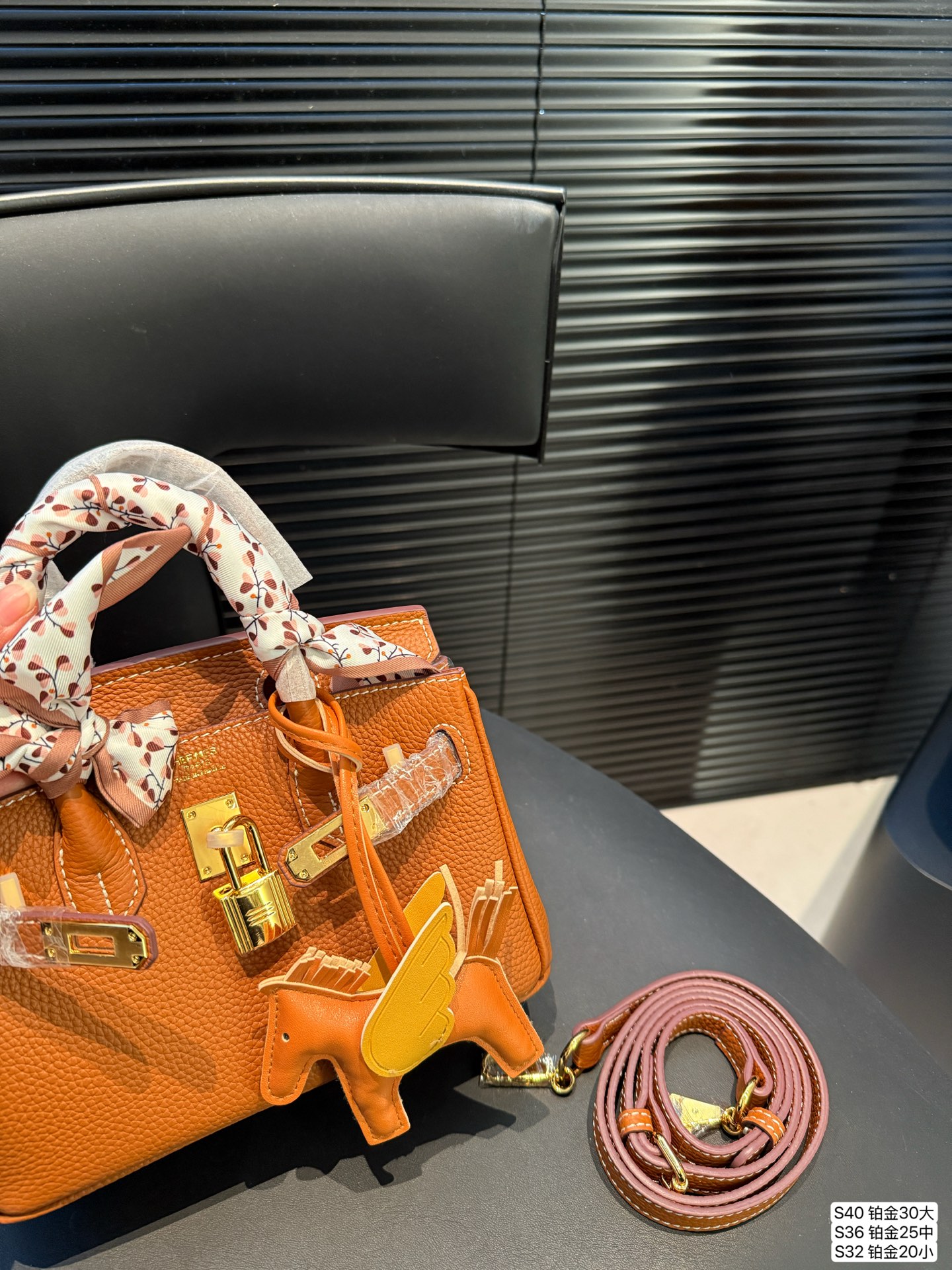 Birkin-Style Genuine Leather Handbag - Iconic Fashion Statement 9 i1740999332207 5192 0 7