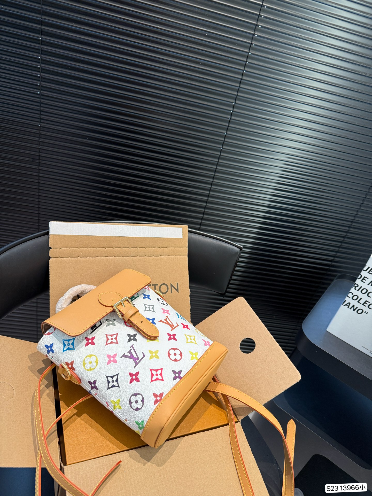 Louis Vuitton Mini Backpack Multicolor Monogram Coated Canvas with Box 4 i1746782501385 9503 0 2