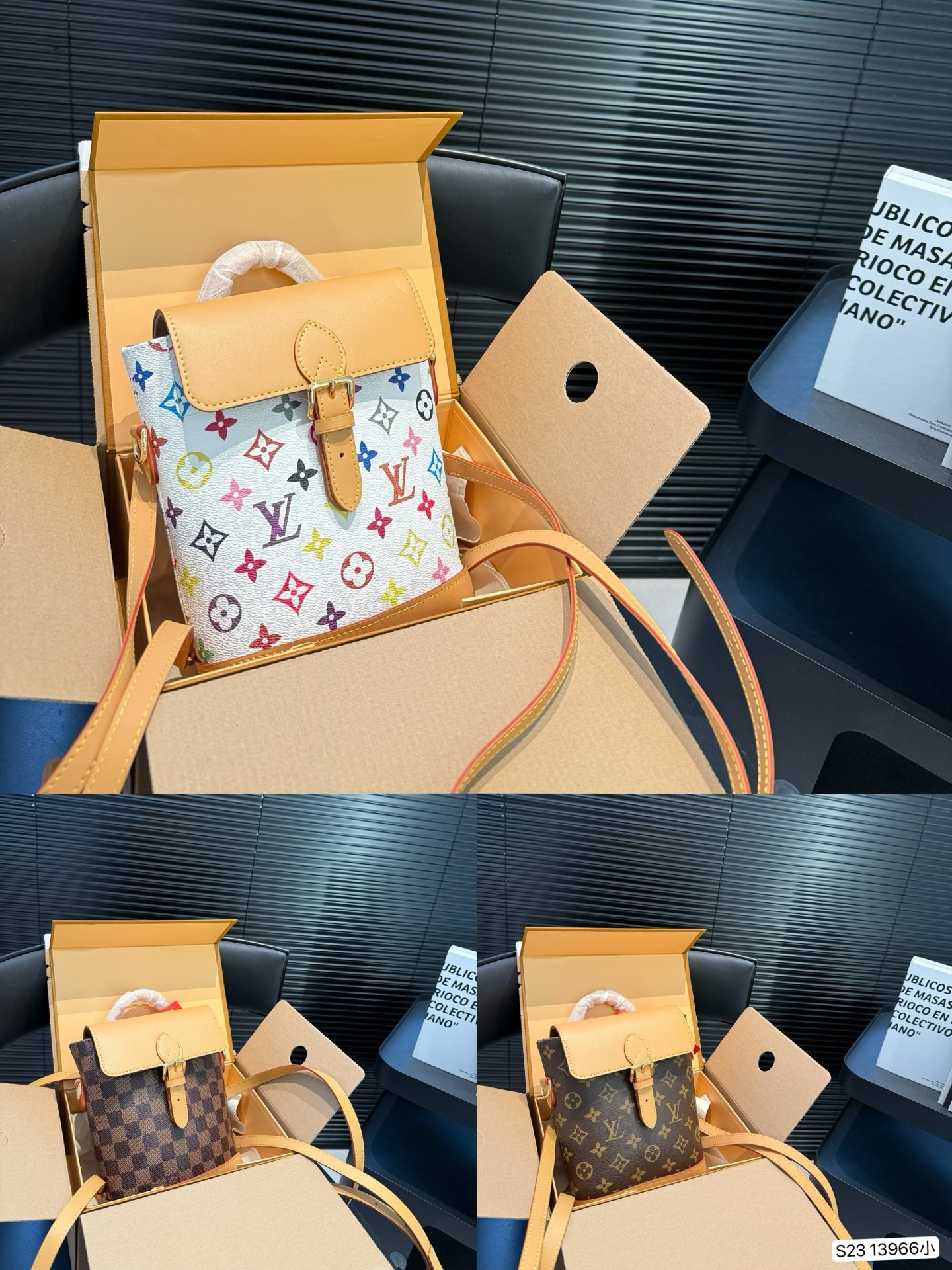 Louis Vuitton LV Monogram Multicolor Leather Mini Backpack for Women 2 i1746782563271 93 0 0