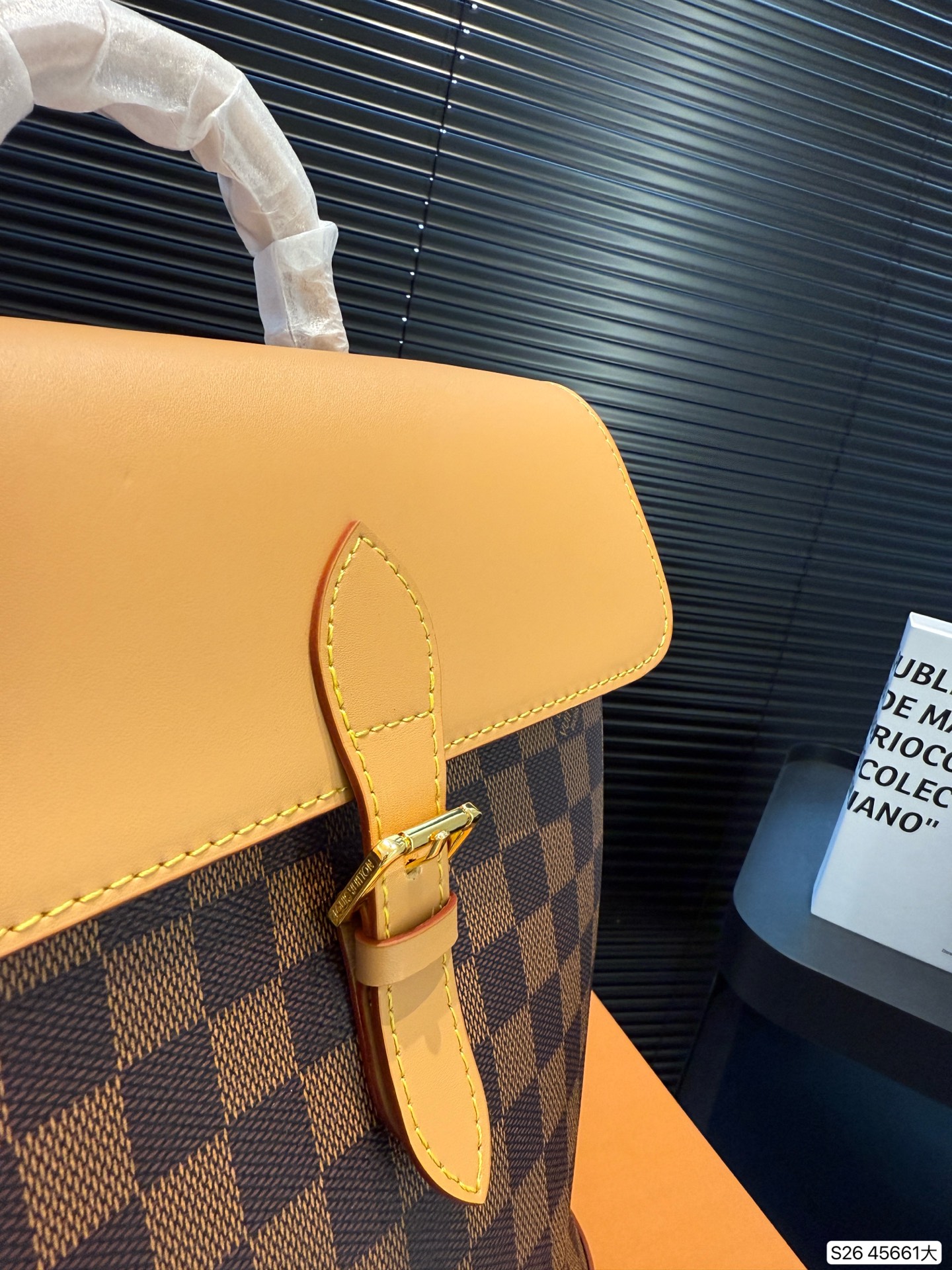 Louis Vuitton Brown Damier Ebene Canvas Leather Backpack Unisex Design 9 i1746782752688 8106 0 7