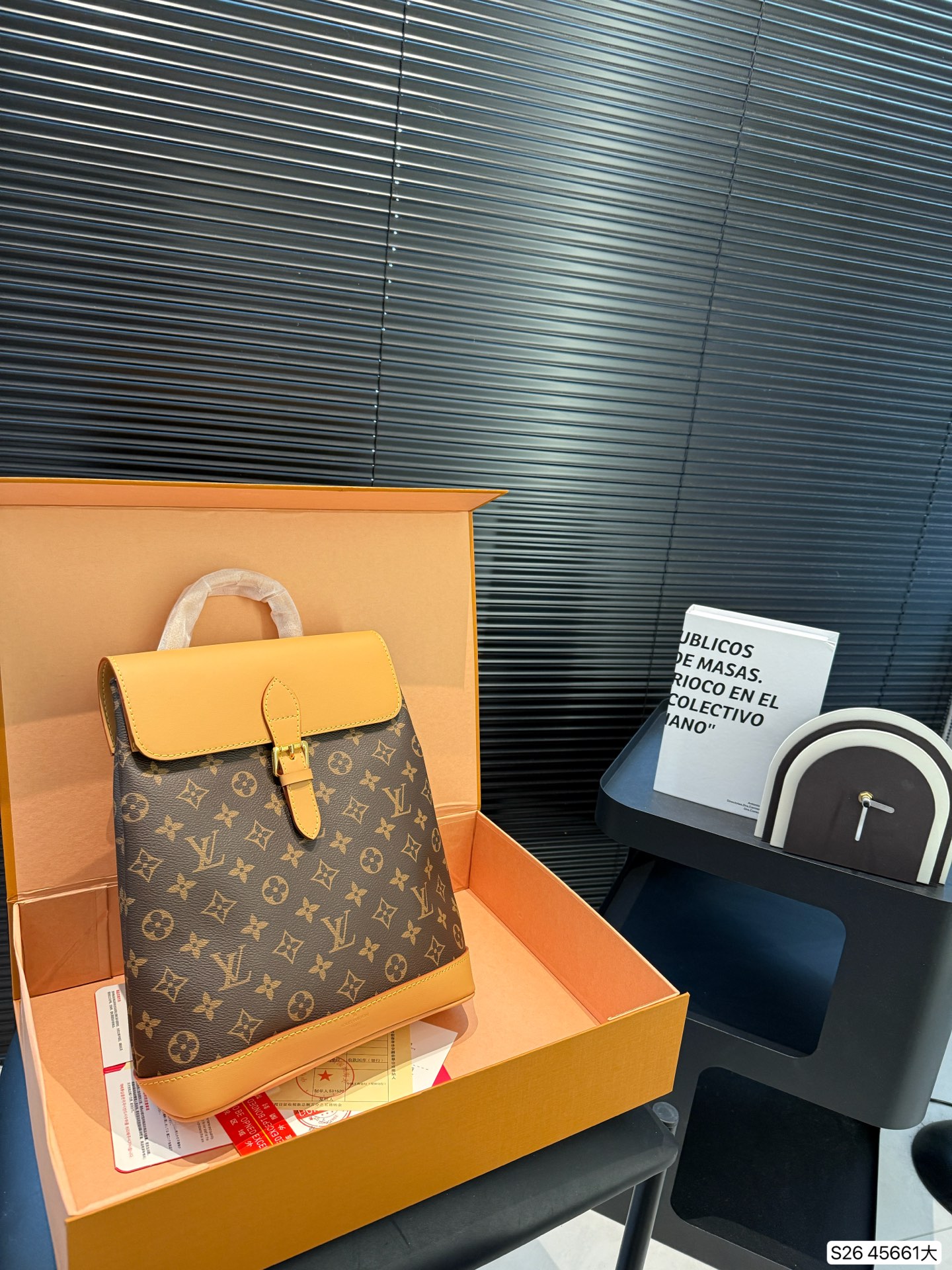 Louis Vuitton Monogram/Damier Ebene Coated Canvas Backpack 25 x 30 cm 3 i1746782843426 6120 0 1