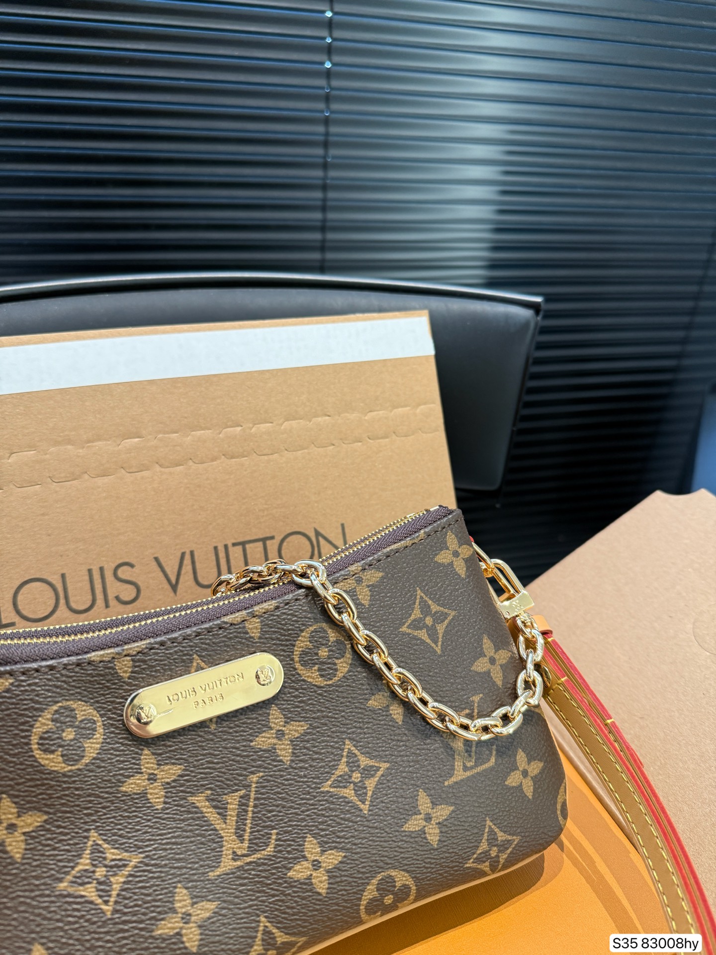 Louis Vuitton Liv Pochette Double Zip Monogram Canvas Crossbody Bag 6 i1746783105284 5702 0 3