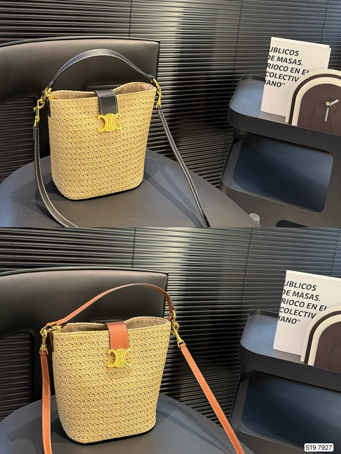 💰345Celine 赛琳编织水桶包 一直很喜欢的包 经久耐看 有着高颜值的复古文艺气息🌱 尺寸:16 19 货号7927