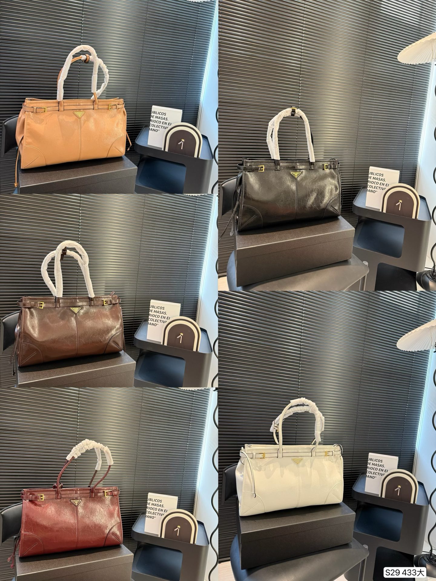 大号💰395 配盒子 普拉达 Prada新晋顶流 soft lux 真的把我美迷糊了!!!复古又高级!!
可手提,可斜挎,一包两背~自重轻,容量大,甜酷女孩到!!尺寸:38 25 货号433