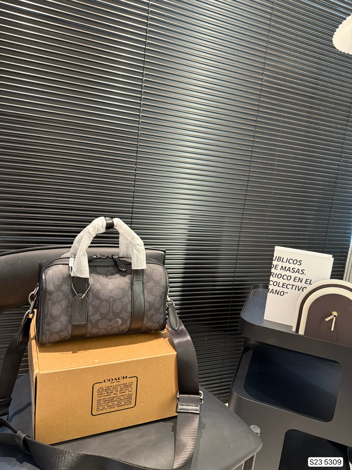 Con caja plegable, bolso almohada Coach, bolso de Boston Coach, clásico y versátil que nunca pasa de moda~ Pe…