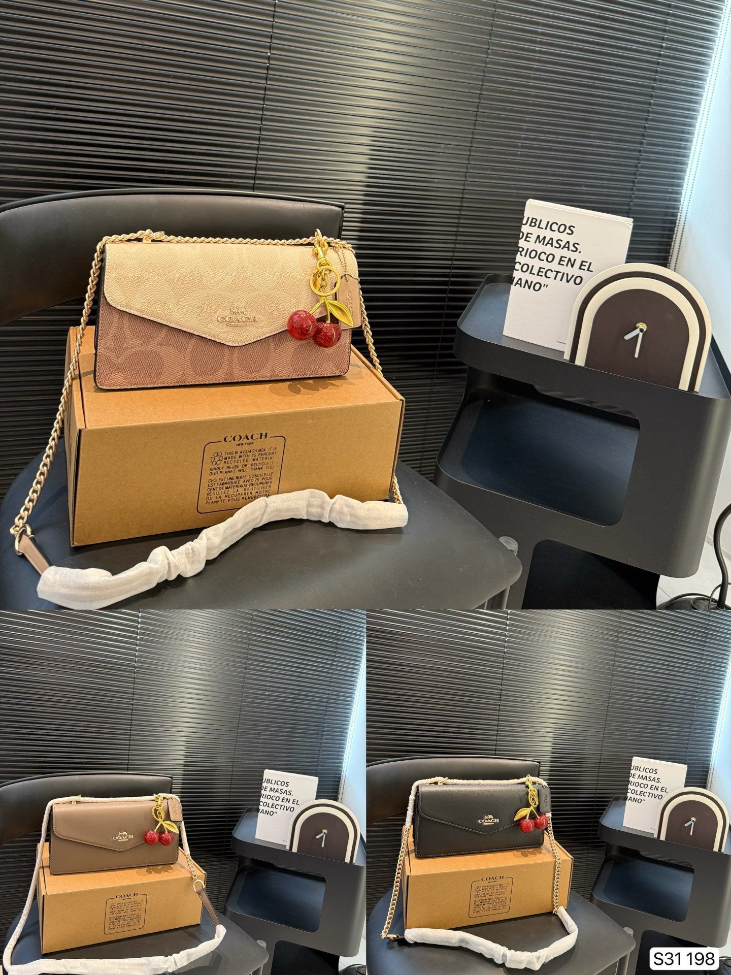 Con caja, Coach sobre Coach | bolso de cadena increíble, preguntado hasta la saciedad. ¡Estos bolsos de Coach son incre…
