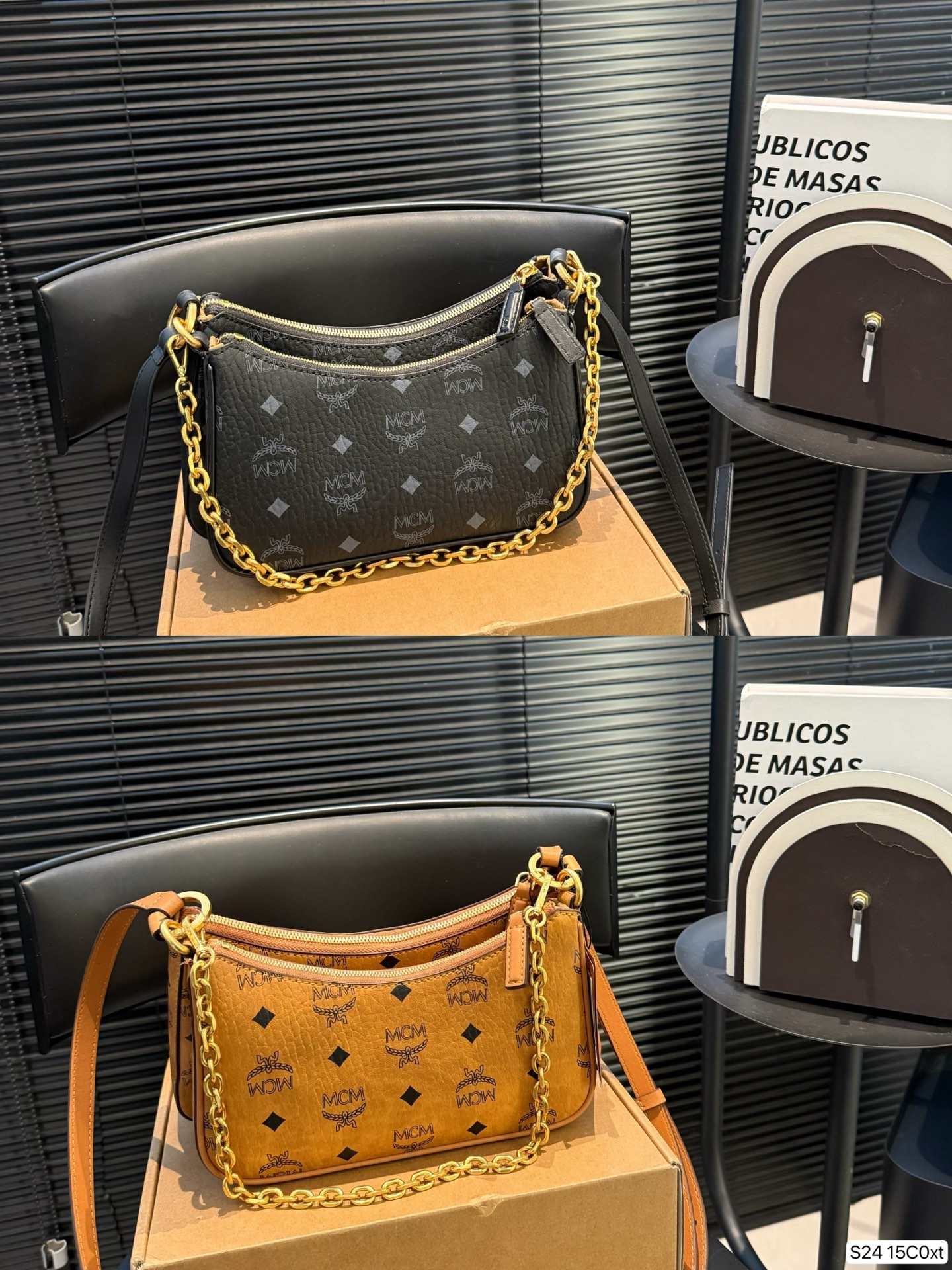 P180 with airplane box MCM Hobo bag | practical sharing 💥MCM's Hobo bag design understands people's hearts~⛓ Comes wit…