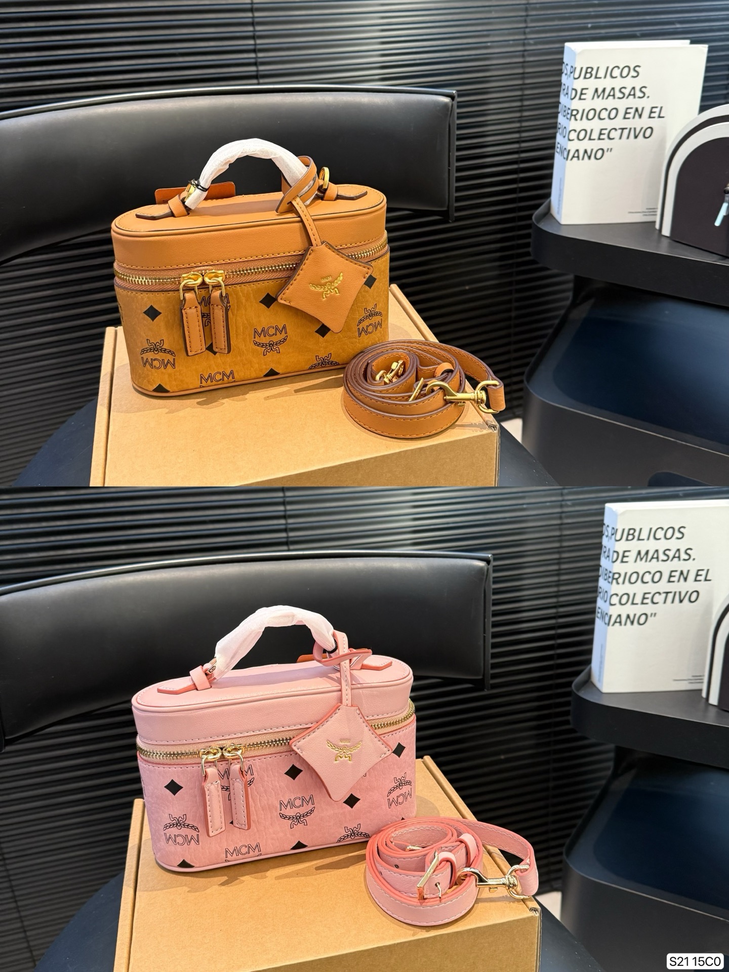P165 with airplane box MCM | makeup box is every girl's dream bag #Recorder of romantic life This new bag is an upgrade…