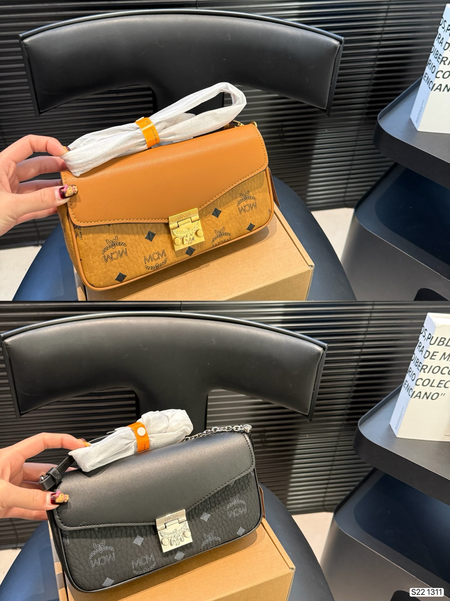 P170 con caja de avión, este bolso de cadena MCM Tracy domina el "un bolso, múltiples usos". Llevarlo en la mano es ele…