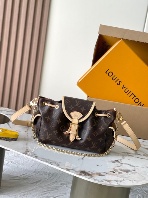 Louis Vuitton Odysée Handbag Monogram Canvas with Gold-Tone Hardware 1 Louis Vuitton Odysée Handbag Monogram Canvas with Gold-Tone Hardware