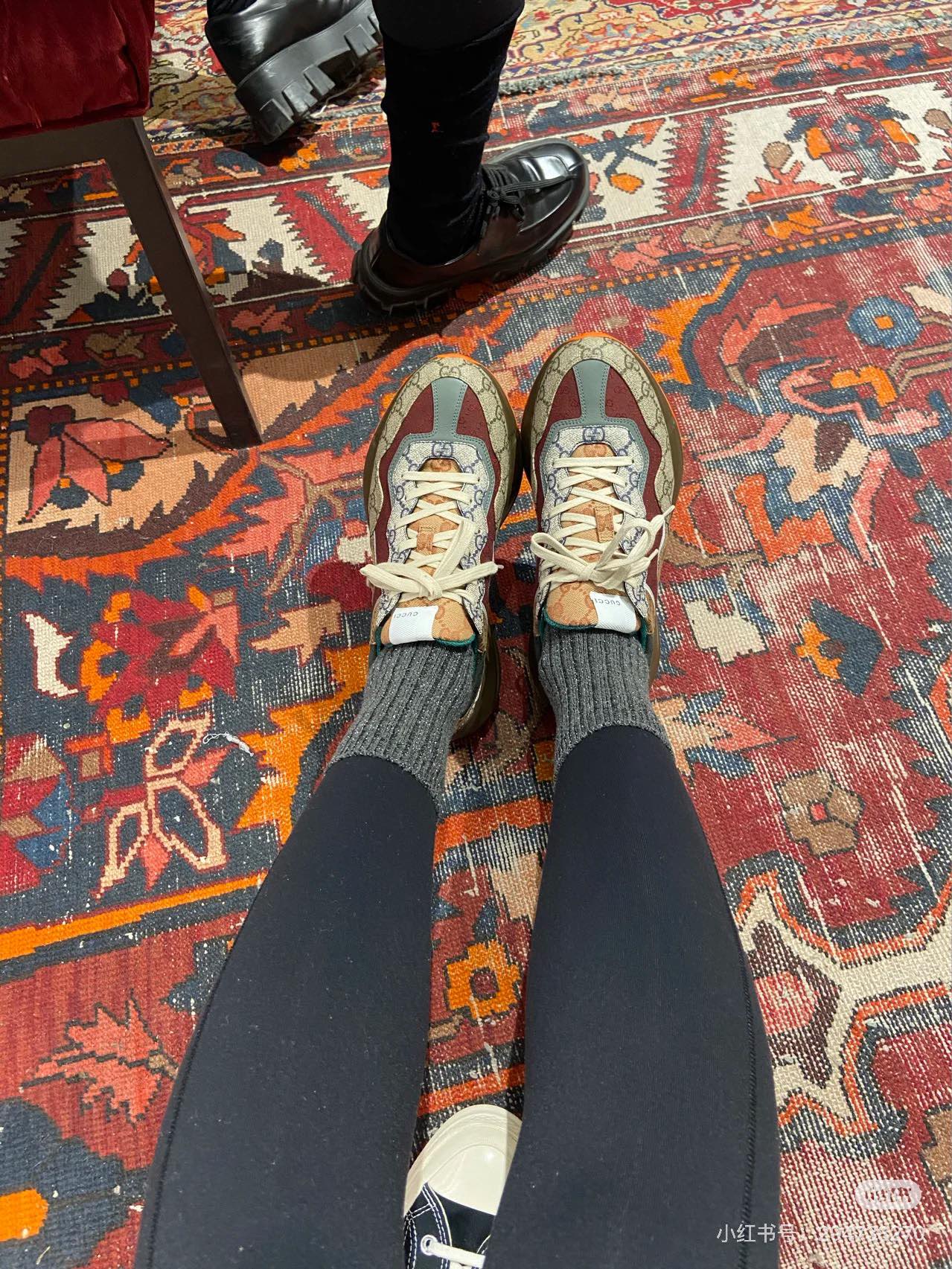 NO:174050,Model's foot pictures, dad's shoes19860909模特上脚图,老爹鞋,Women's Shoes