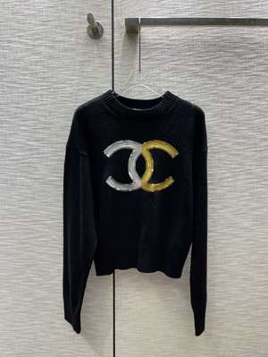 Chanel Clothing Sweatshirts Pink Embroidery Fall/Winter Collection Long Sleeve