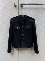 Celine Clothing Coats & Jackets Weave Gold Hardware Fall/Winter Collection Vintage