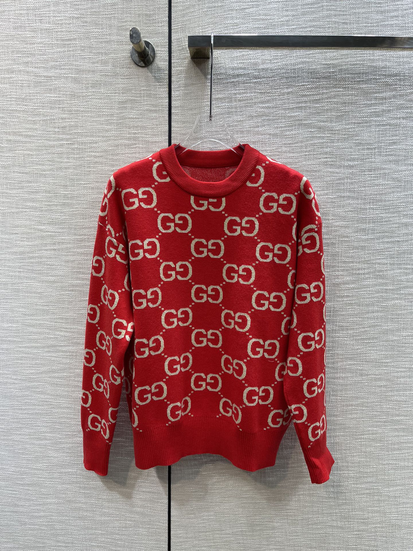 Gucci Odzież Bluzy Czerwony Wełna Wiosenna kolekcja
