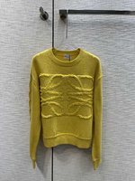 Fake High Quality
 Loewe Clothing Sweatshirts Top quality Fake
 Yellow Wool Spring Collection