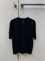 Chanel Clothing Sweatshirts Embroidery Wool Spring Collection