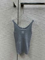 Chanel Clothing Tank Tops&Camis Knitting Spring/Summer Collection Fashion