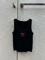 Chanel Clothing Tank Tops&Camis White Spring/Summer Collection Vintage