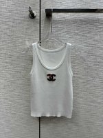 First Top
 Chanel Clothing Tank Tops&Camis White Spring/Summer Collection Vintage