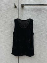 Cheap Replica
 Chanel Clothing Tank Tops&Camis Openwork Knitting Spring Collection