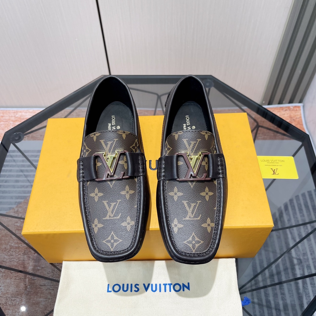 LV Style Leather Men's Shoes style reference detail image 3 from source 780783