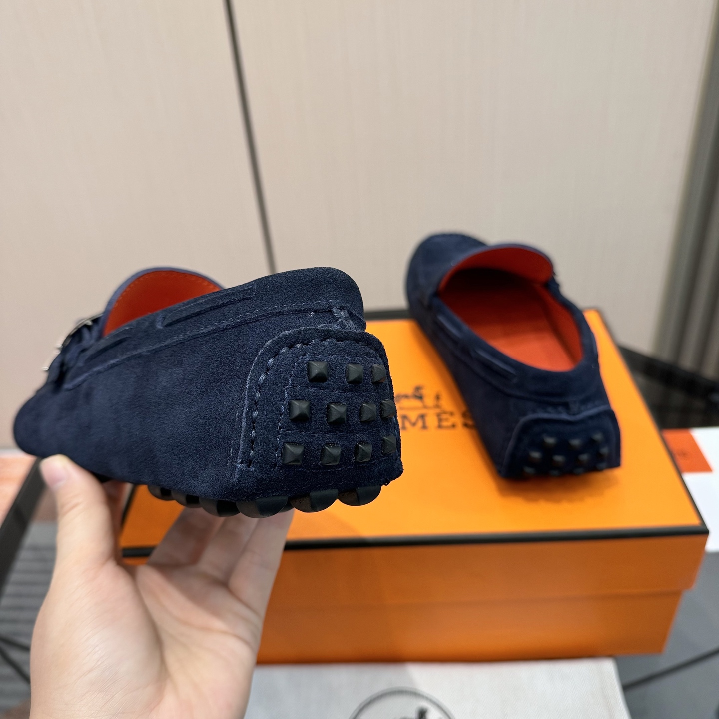 Classic Men's Suede Loafers with Leather Lining, Comfortable Slip-Ons, Size 38-44 9 i1741172213689 5184 0 7