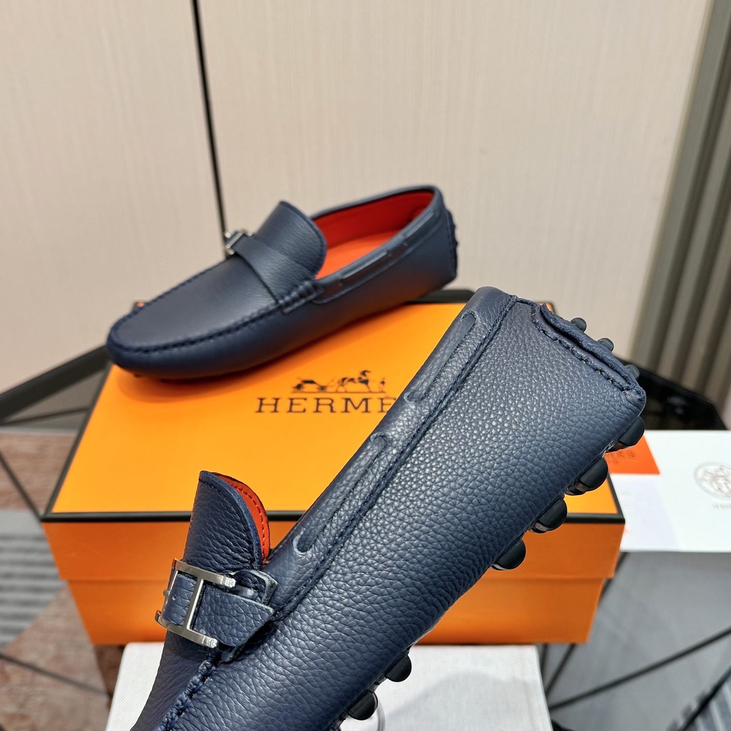 Hermès Men's Leather Loafers: Classically Comfortable Slip-Ons, Sizes 38-44 7 i1741243767421 8759 0 5