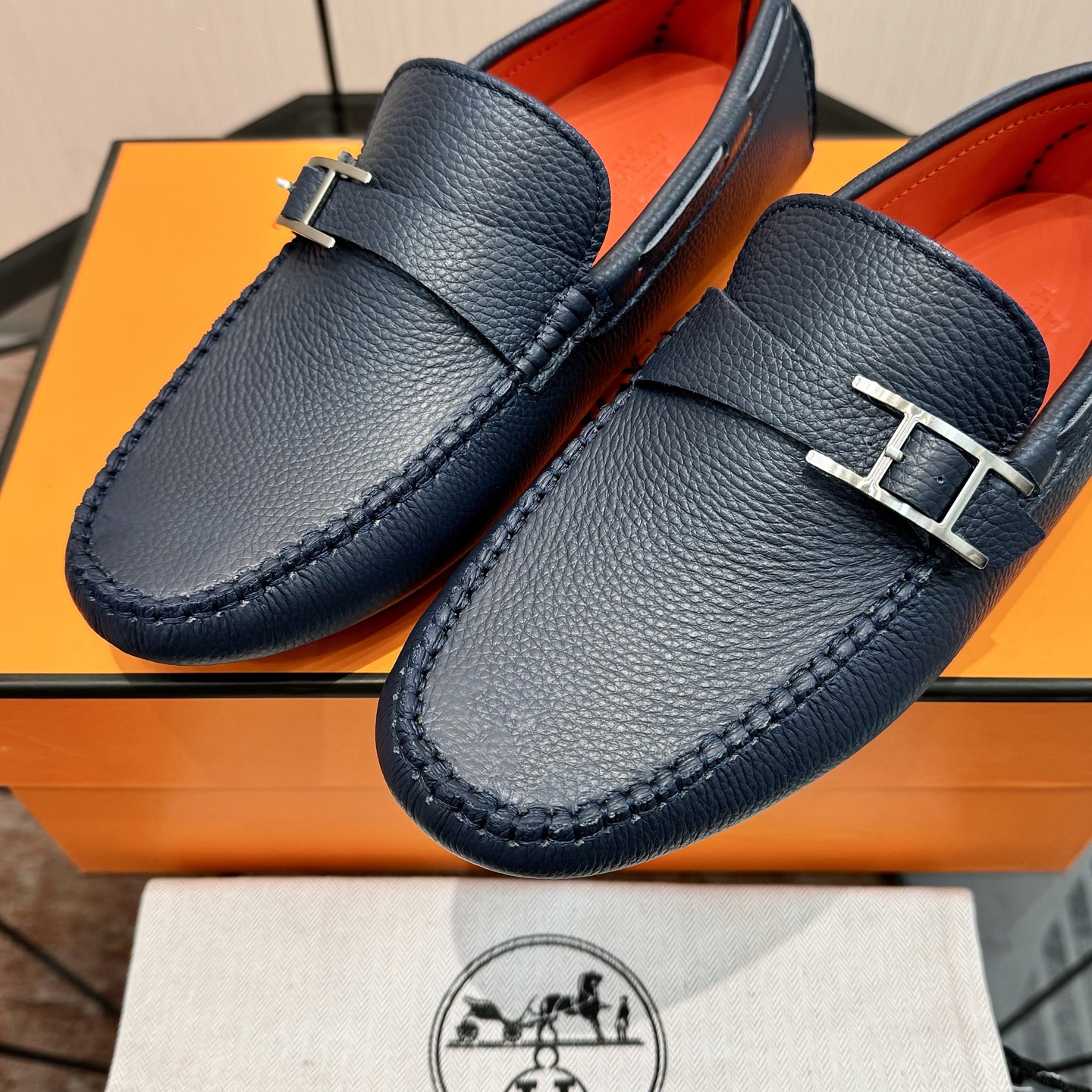 Hermès Men's Leather Loafers: Classically Comfortable Slip-Ons, Sizes 38-44 6 i1741243767444 5772 0 4