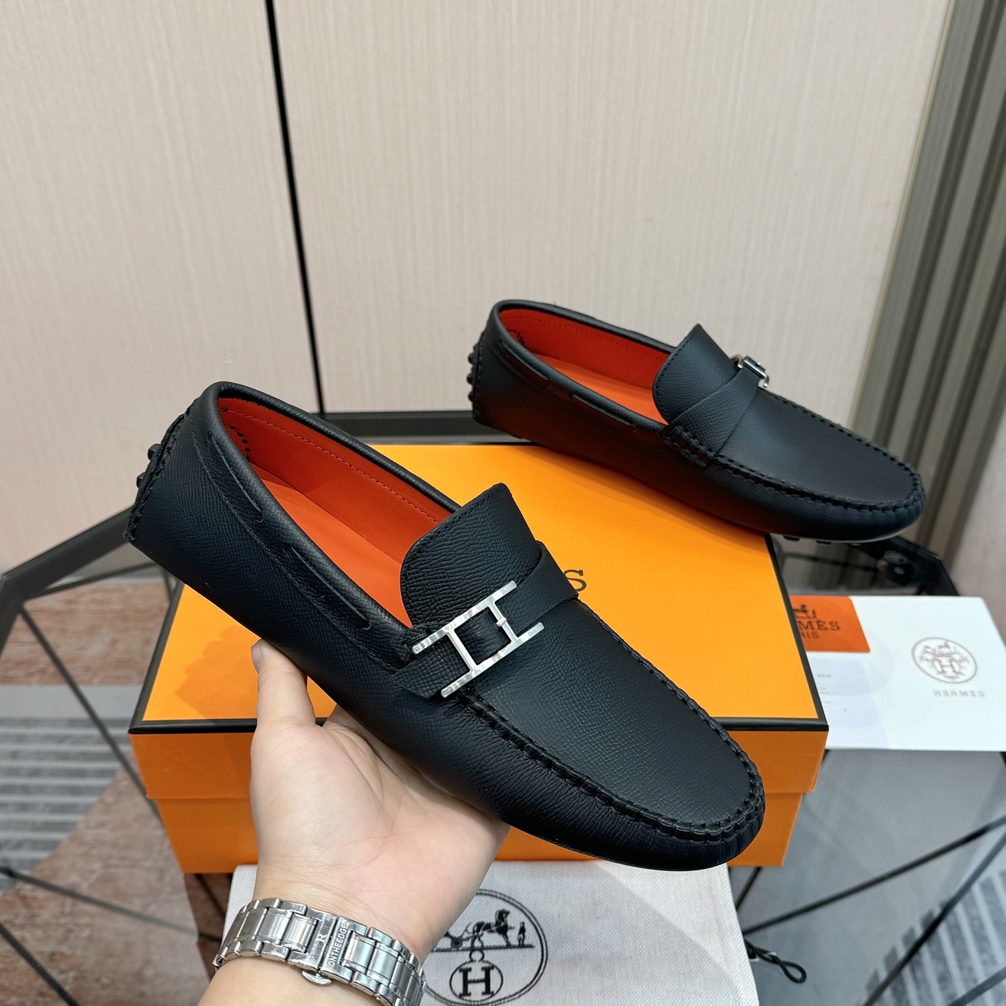 Men's Classic Leather Loafers, Comfortable Slip-Ons, Available in Sizes 38-44 6 i1741244068213 7789 0 4
