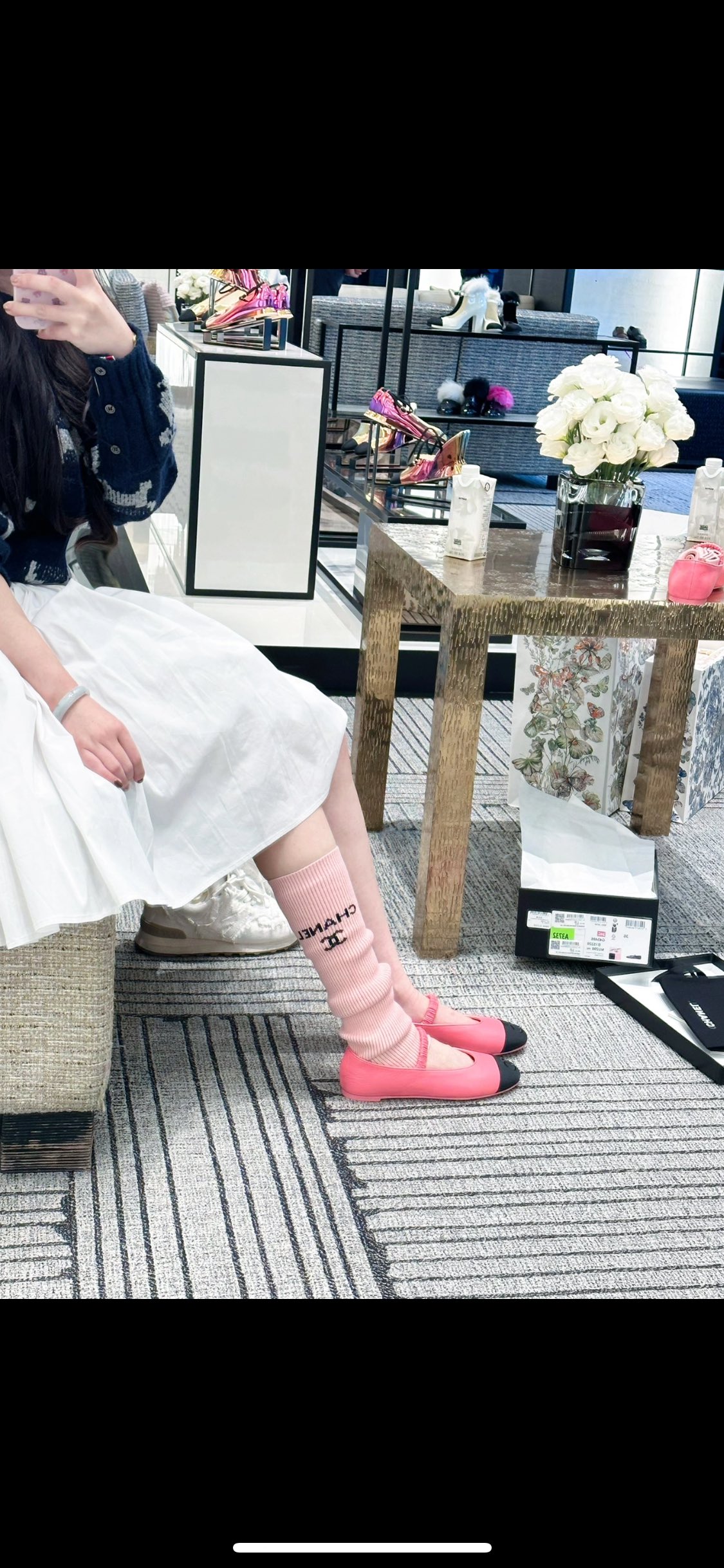 NO:232930,Beautiful rose pink, Xiaoxiang double C rubber round toe flat ballet shoes, ballet shoes19860909唯美玫粉色 小香双C橡筋款圆头平底芭蕾舞鞋,芭蕾舞鞋,Women's Shoes