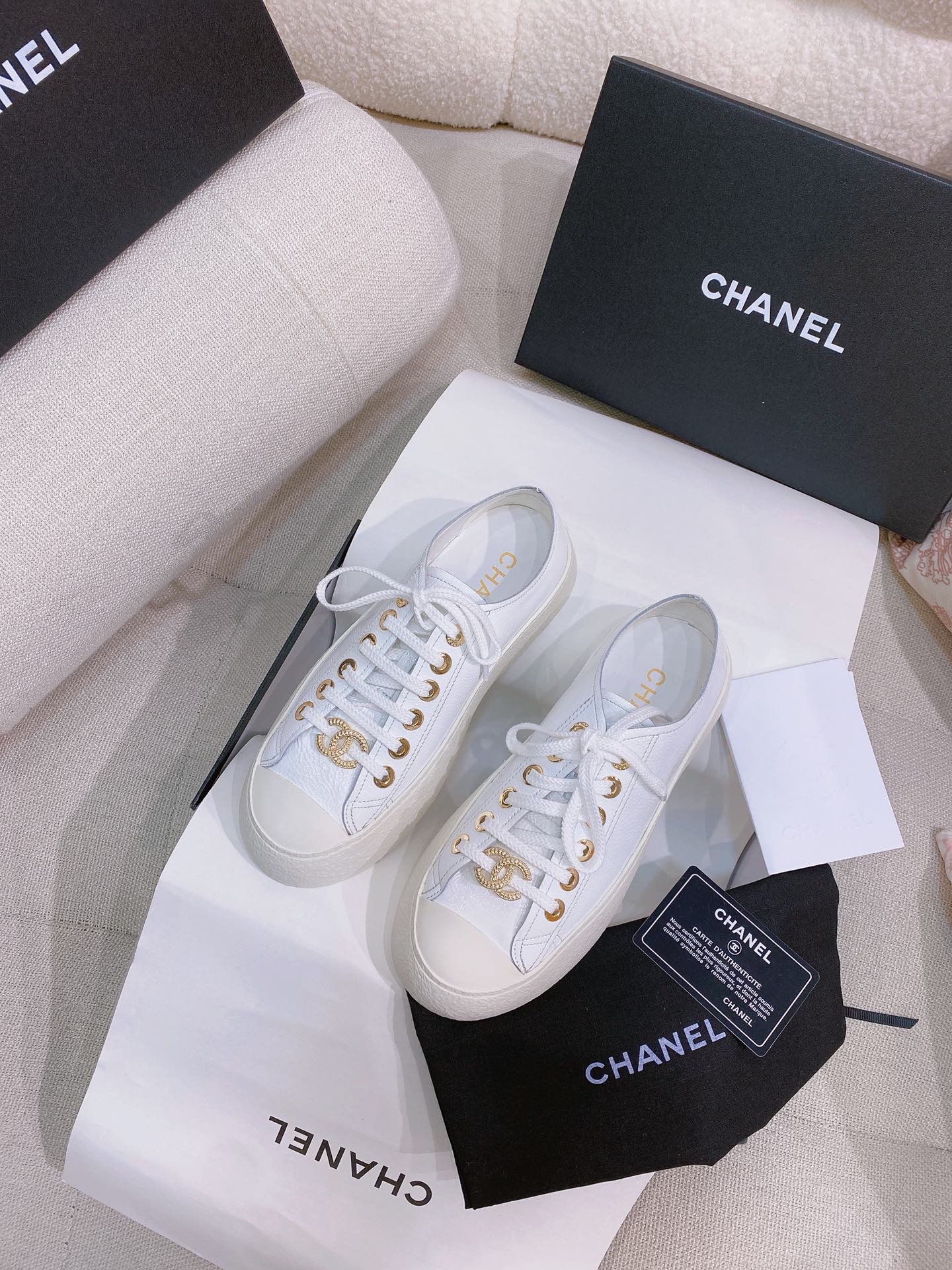 Chanel Chaussures De Skate Chaussures De Sport Chaussures Décontractées Cuir de vache Peau chèvre Huile cire cuir mouton Le TPU Collection printemps – été Peu importe