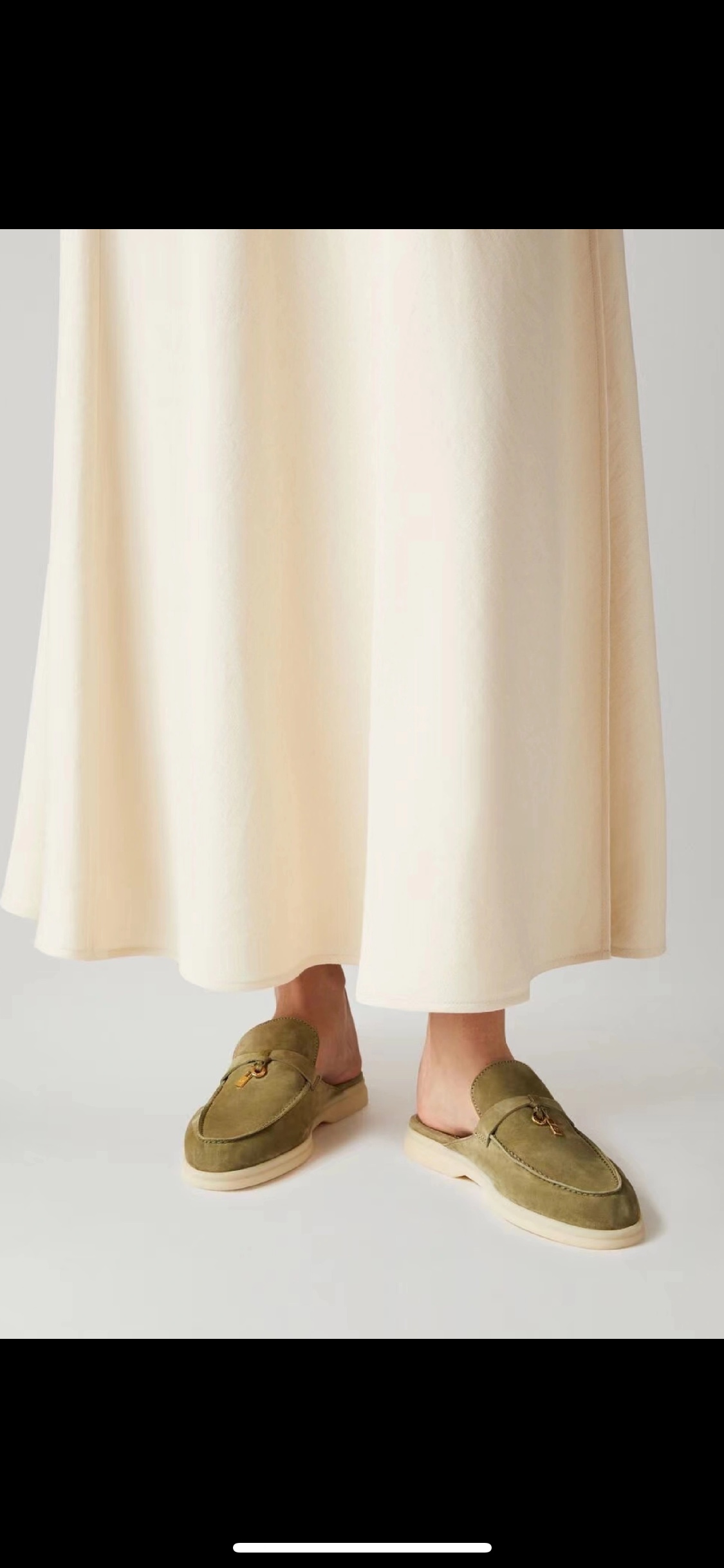 NO:253464,Super easy to wear!  Hot products ~ L suede flat metal buckle bag-toe semi-slippers, loro piana, loafers, slippers, chamois leather19860909超级好穿！爆款～ L麂皮平底金属吊扣包头半拖鞋,乐福鞋,loro piana,loafers,slippers,chamois leather,Women's Shoes