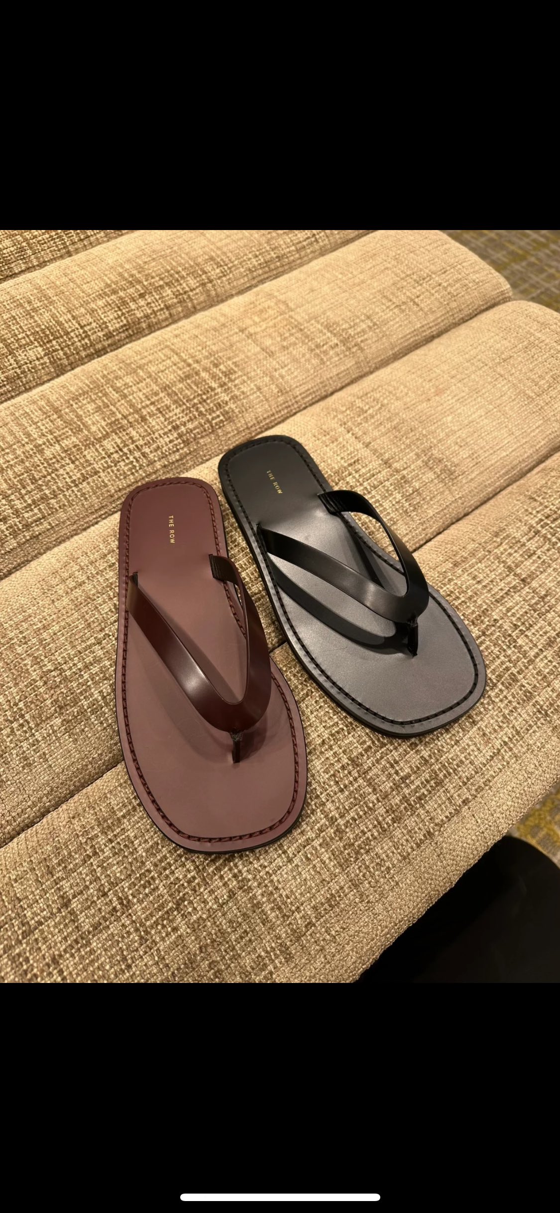 The Row 1:1
 Shoes Flip Flops Sandals Slippers Cowhide Spring/Summer Collection