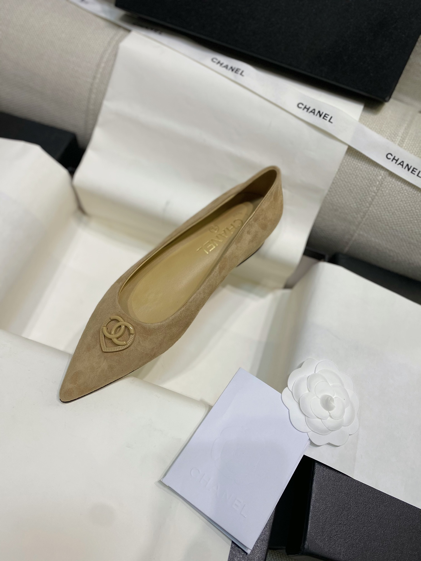 Chanel Scarpe Monostrato Migliore nuovo stile di replica Cuoio genuino Pelle d'agnello verniciata 4 i1733992566 8003 6