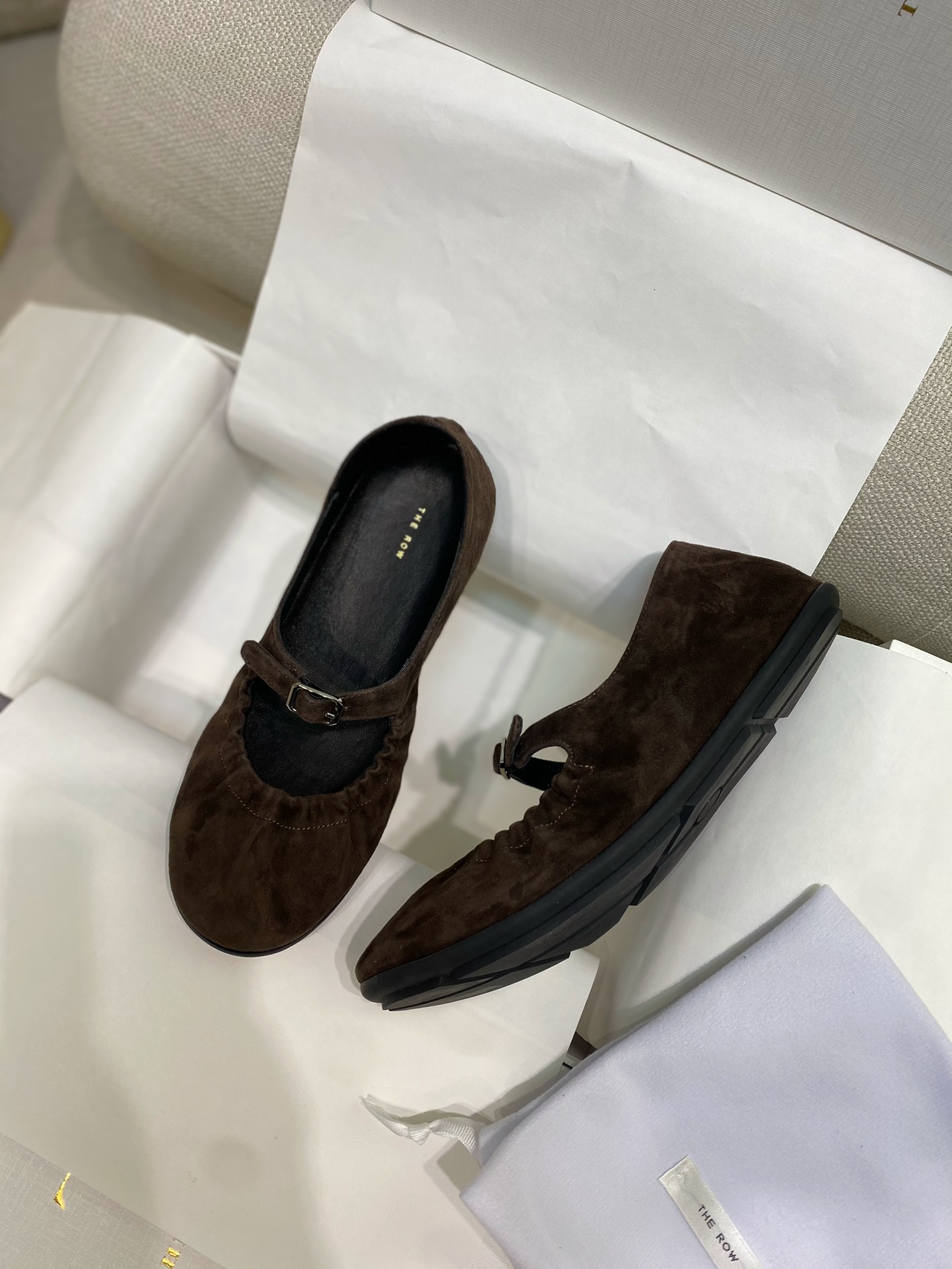 The Row Scarpe Monostrato Cuoio genuino Gomma Pelle di pecora Collezione Primavera/Estate Fashion Casual 6 i1735652024 3437 3