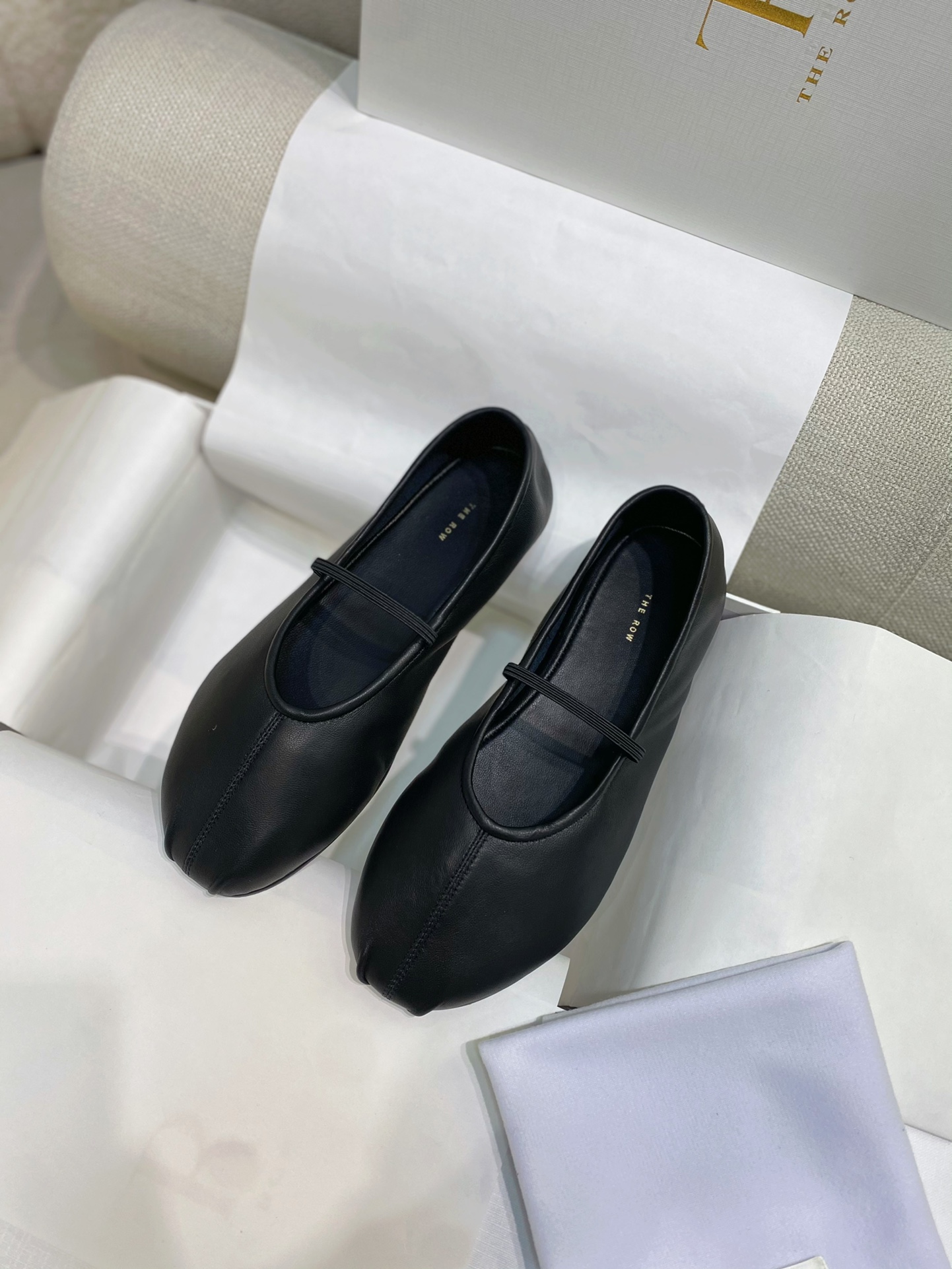 The Row Scarpe Basse Scarpe Monostrato Nero Collezione Primavera/Estate 1 The Row Scarpe Basse Scarpe Monostrato Nero Collezione Primavera/Estate