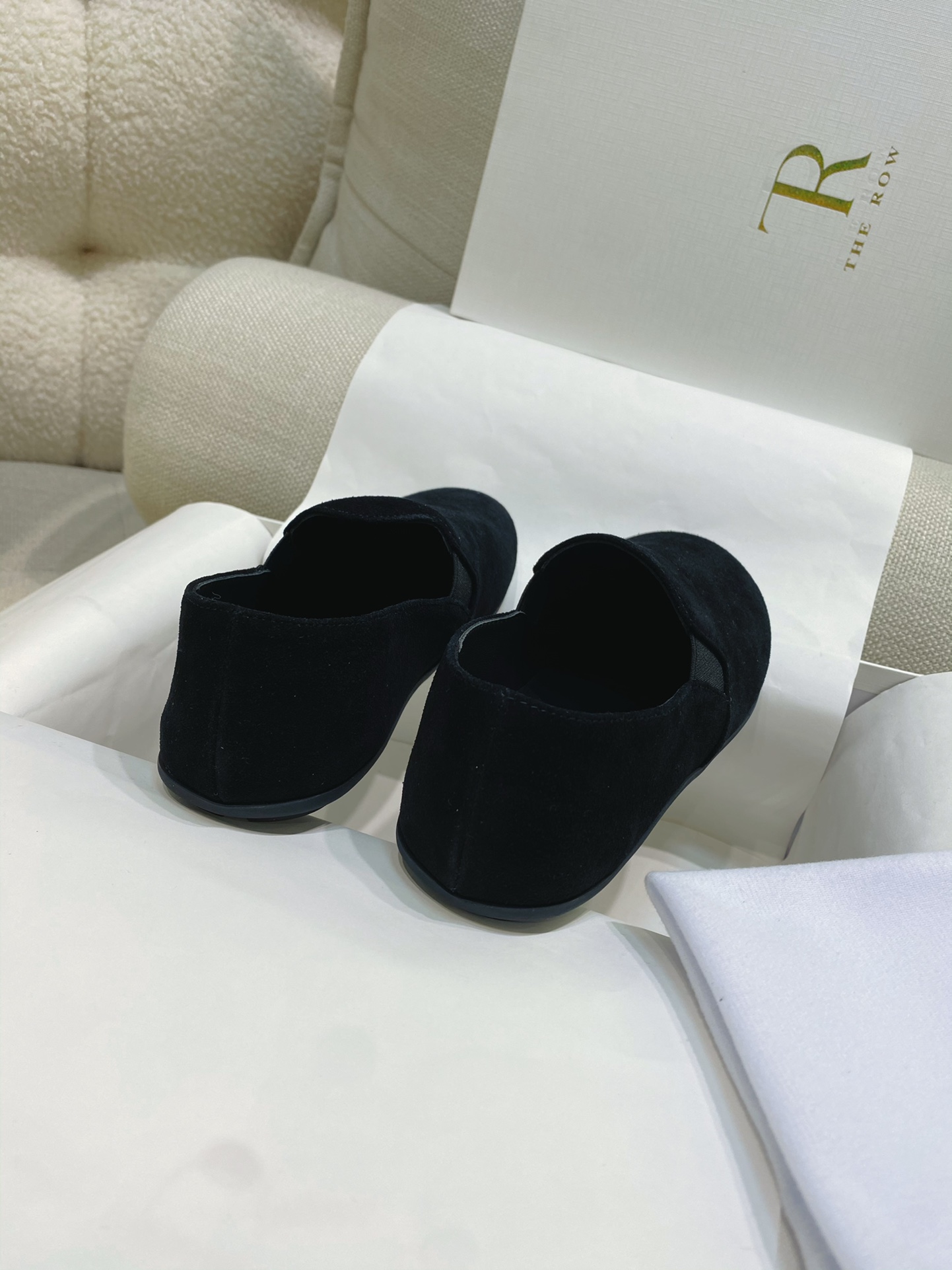 The Row Scarpe Loafer Scarpe Monostrato Replica AAA+ Stampa Gomma Pelle di pecora Collezione Primavera/Estate Vintage 10 i1735732243 2108 8