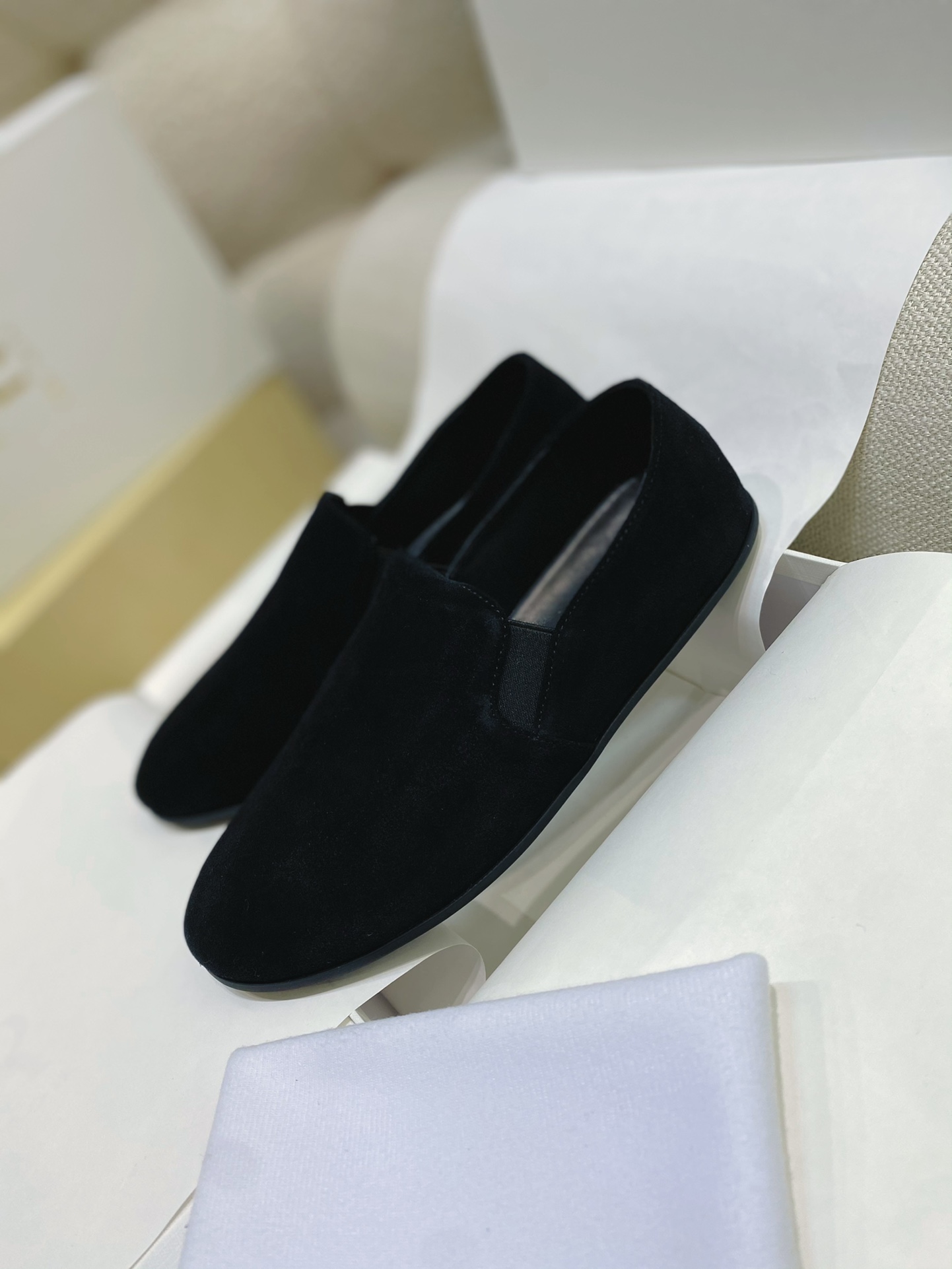 The Row Scarpe Loafer Scarpe Monostrato Replica AAA+ Stampa Gomma Pelle di pecora Collezione Primavera/Estate Vintage 6 i1735732243 2127 5