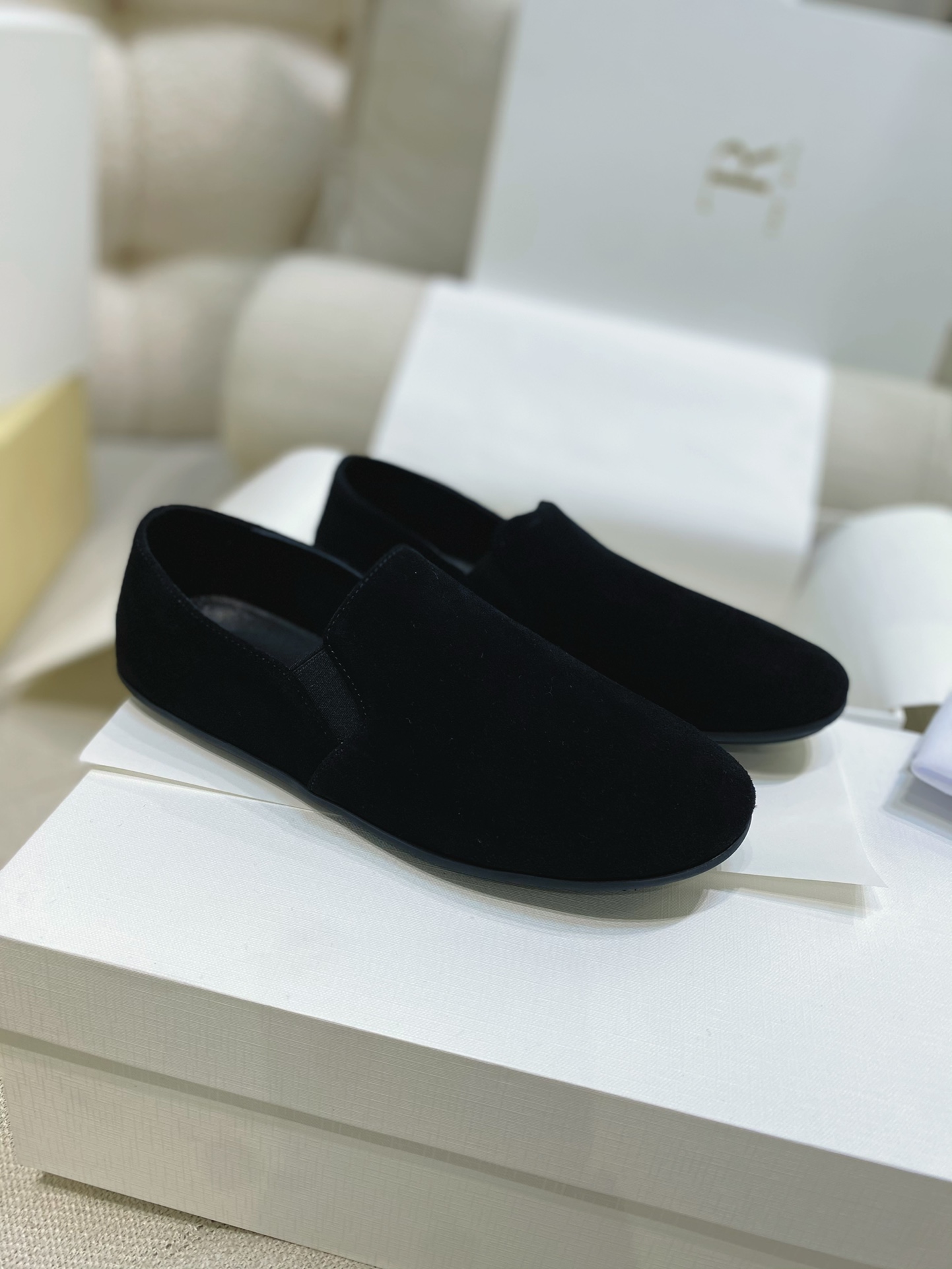 The Row Scarpe Loafer Scarpe Monostrato Replica AAA+ Stampa Gomma Pelle di pecora Collezione Primavera/Estate Vintage 8 i1735732243 7137 3