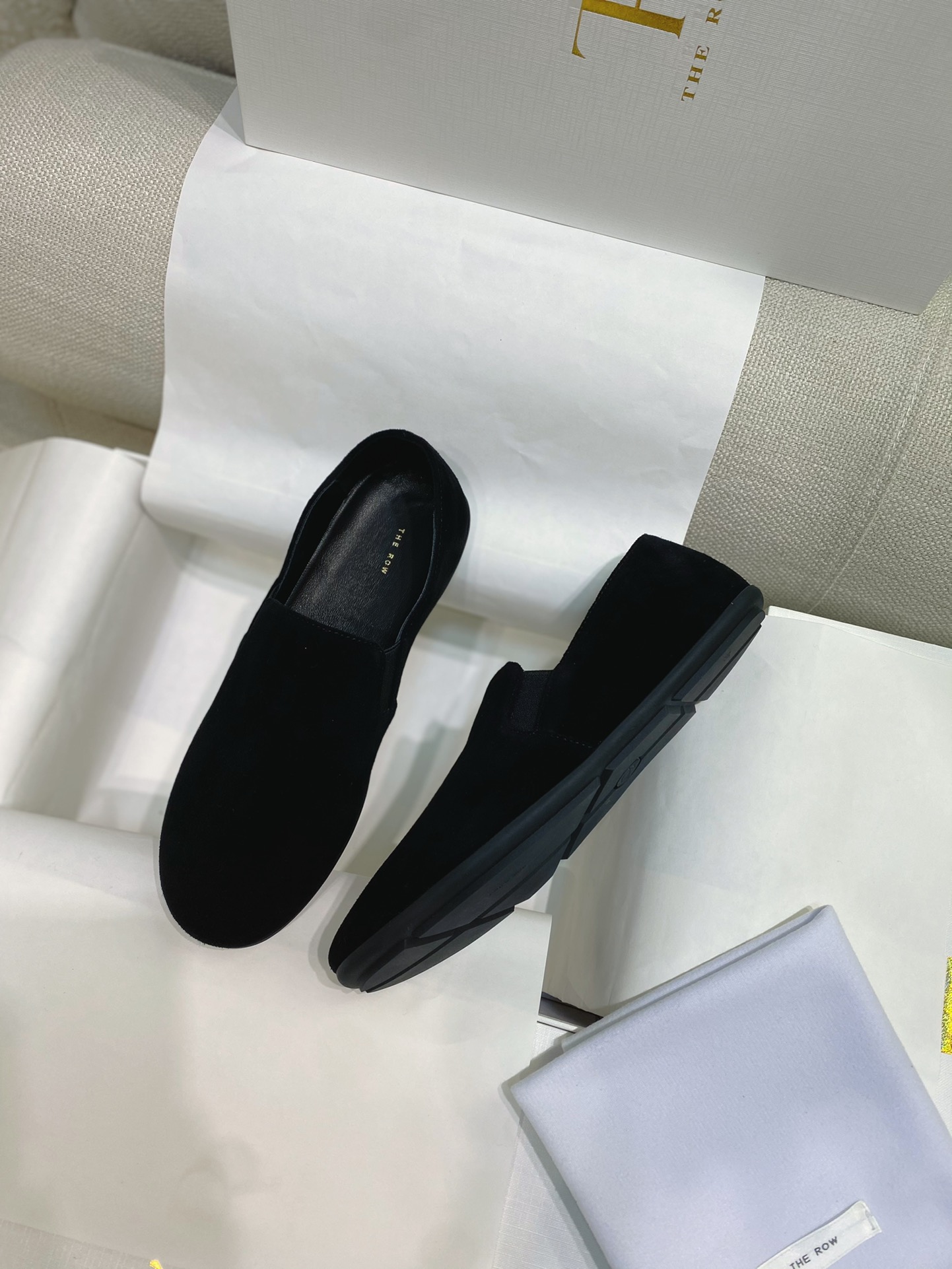 The Row Scarpe Loafer Scarpe Monostrato Replica AAA+ Stampa Gomma Pelle di pecora Collezione Primavera/Estate Vintage 3 i1735732243 9073 6