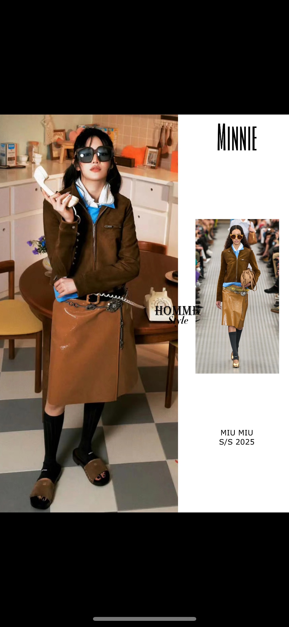 NO:232881,Ella and Minnie are the same Korean female stars!  Desert yellow, dark brown, caramel color! The bright color combination enhances the overall visual impact, interprets the brand's 