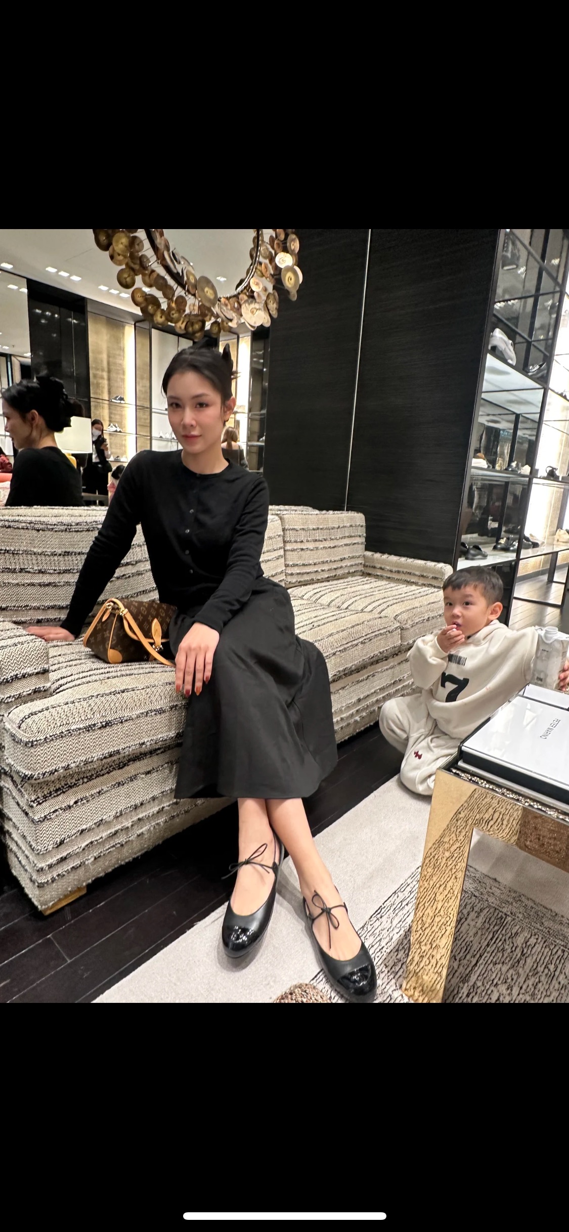 NO:264090,Super popular black!  Small fragrant sheepskin strap flat ballet shoes, single shoes, sheepskin19860909超级受欢迎的黑色！ 小香羊皮绑带平底芭蕾舞鞋,单鞋,sheepskin,Women's Shoes