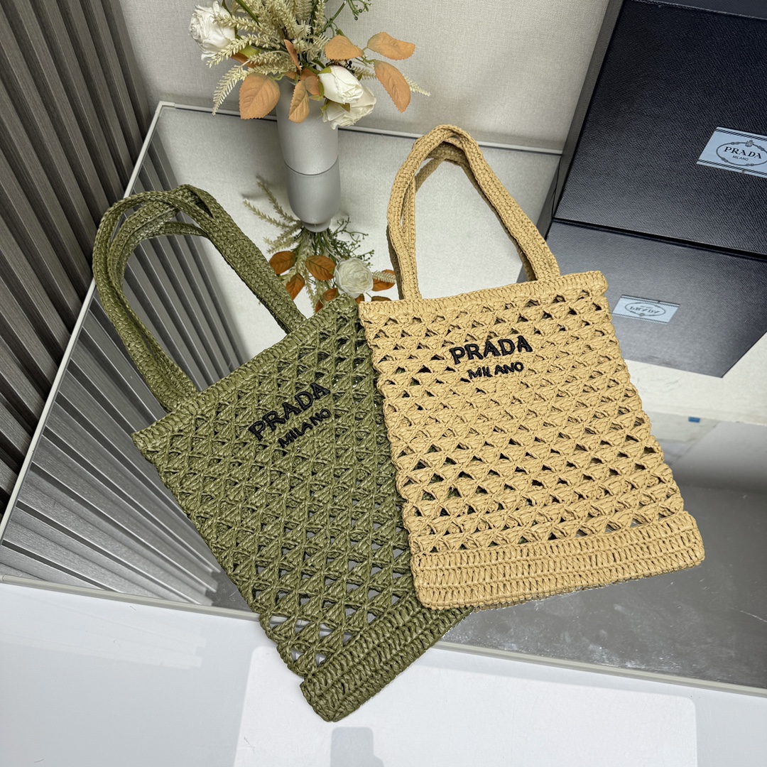 🎉Bolso tote popular🎉1BG493 tejido🎉🎉 Este bolso tote, verde oscuro y color albaricoque