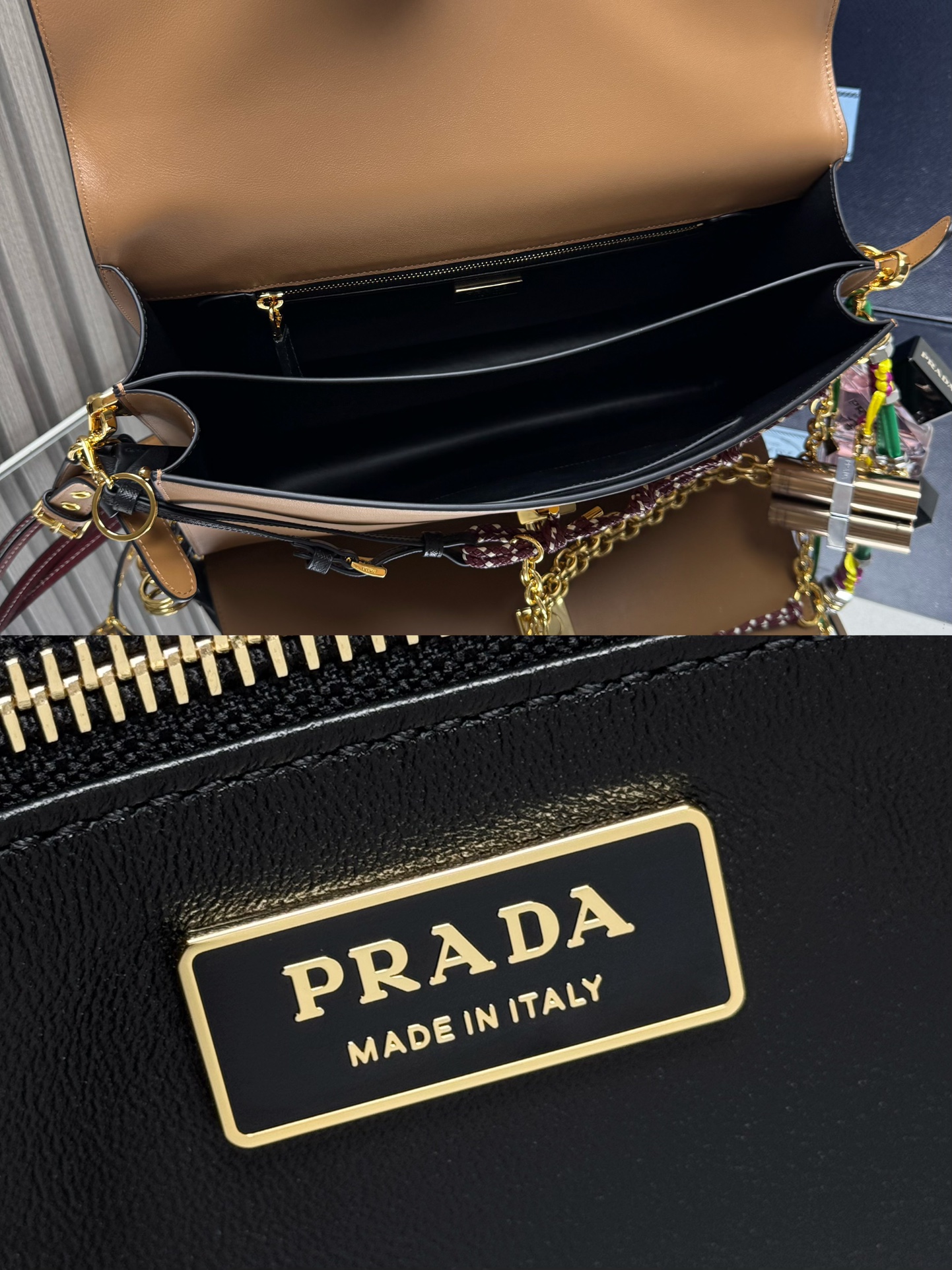 PRADA bag 】 New 1 BD378 Soft Sound / — photo 9
