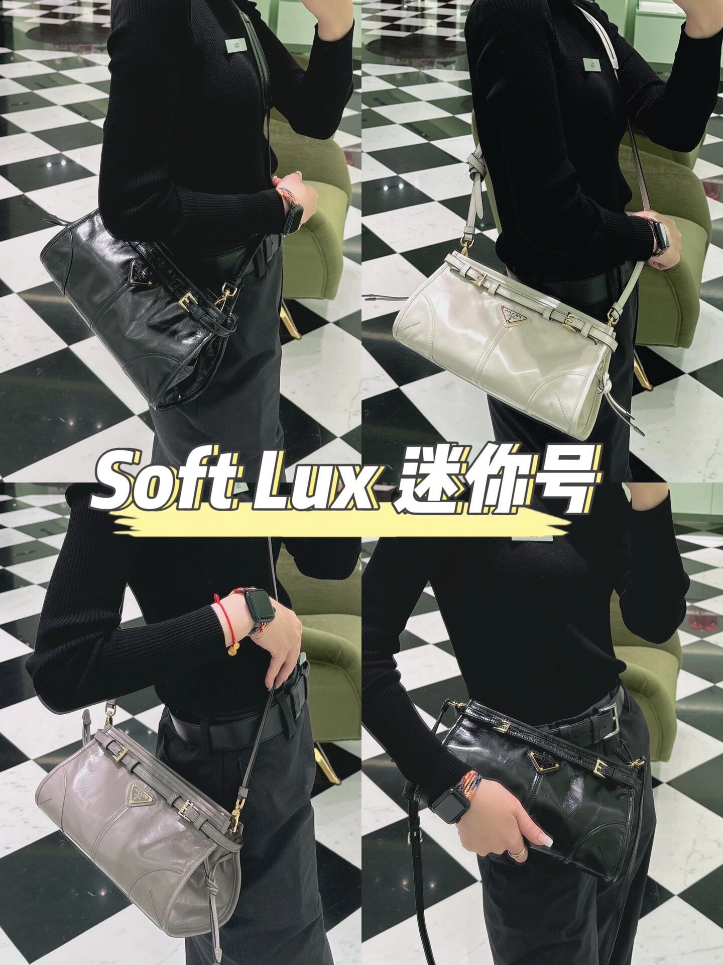 NO:213817,The soft lux crossbody bag that is popular all over the Internet can be used as a clutch, Prada [top original list], prada, satchels, crossbody bags, handbag19860909火遍全网的soft lux 斜挎包款 可斜挎可当手拿包,普拉达【顶级原单】,prada,satchels,crossbody bags,handbag,Bag