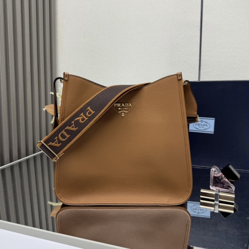 PRADA 1BC073 Leather Mini Shoulder Bag with Logo Jacquard Strap 1 PRADA 1BC073 Leather Mini Shoulder Bag with Logo Jacquard Strap
