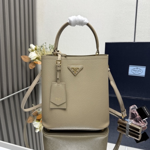 Prada Saffiano Leather Bucket Bag with Detachable Strap - Stylish & Elegant 1 Prada Saffiano Leather Bucket Bag with Detachable Strap - Stylish & Elegant