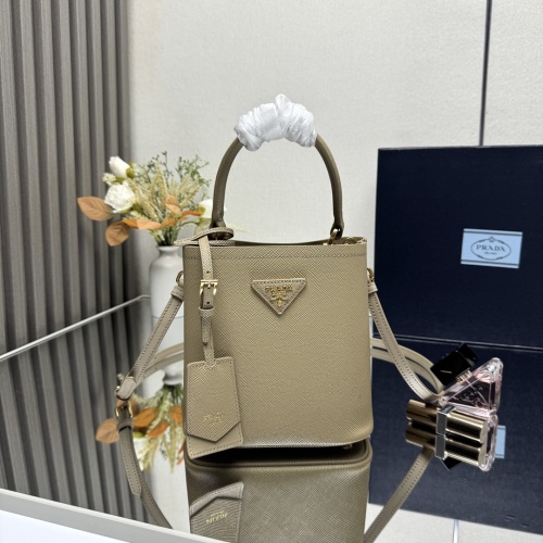 Prada Saffiano Leather Mini Bucket Bag with Detachable Strap - New Arrival 1 Prada Saffiano Leather Mini Bucket Bag with Detachable Strap - New Arrival