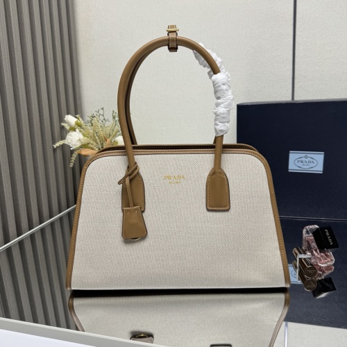 Prada Linen Blend Tote Bag, Oversized Design - Versatile & Lightweight 1 Prada Linen Blend Tote Bag, Oversized Design - Versatile & Lightweight