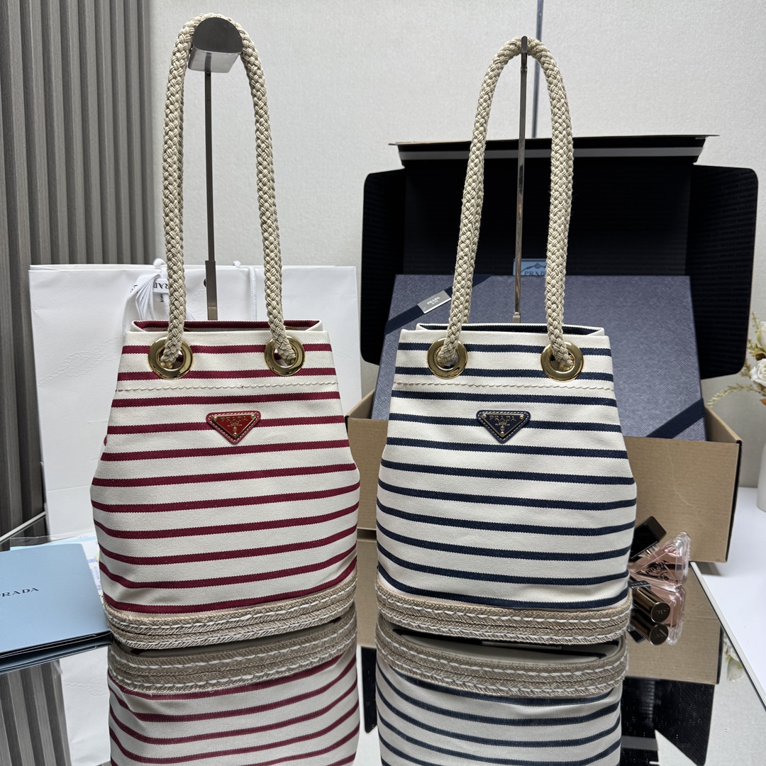 1BE082 bolso cubo de rayas (2 colores) de vuelta🎉